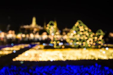 Soyut renkli aydınlatma bokeh doku 