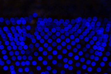 Soyut mavi renk bokeh doku 