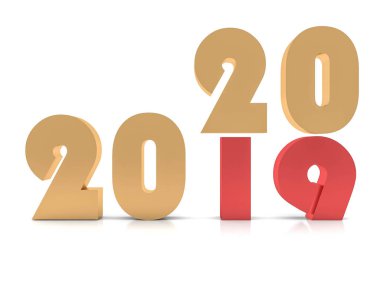 Yeni Yıl 2020, 3D görüntüleme 