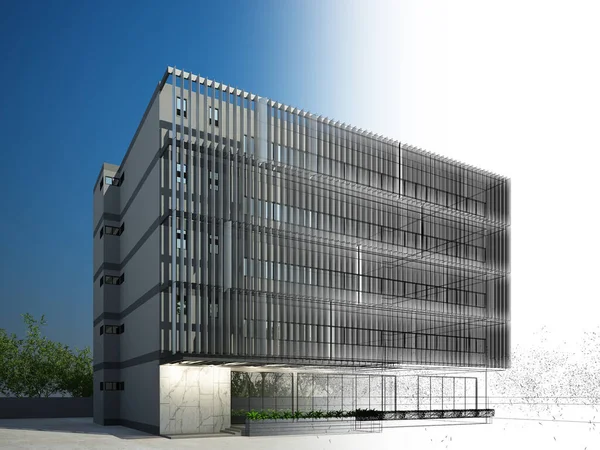 binaların eskiz tasarımı, 3d görüntüleme