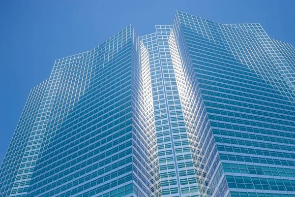 Modern Geometric Abstraction Glass Windows Skyscraper — Stock Photo, Image