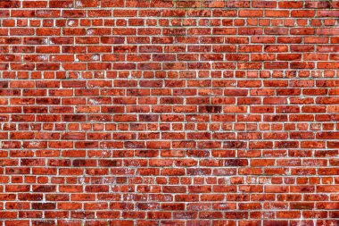 Eski kırmızı tuğla duvarın arka planı
