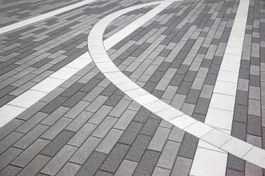 kaldırım döşeme kasaba meydanında desen