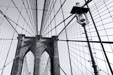 New York'ta Brooklyn Köprüsü'nün parçası