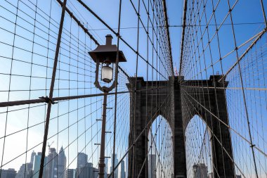 New York'ta Brooklyn Köprüsü'nün parçası