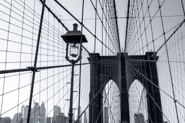 New York'ta Brooklyn Köprüsü'nün parçası