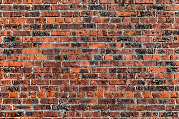 Background Old Red Brick Wall — Stock Photo, Image