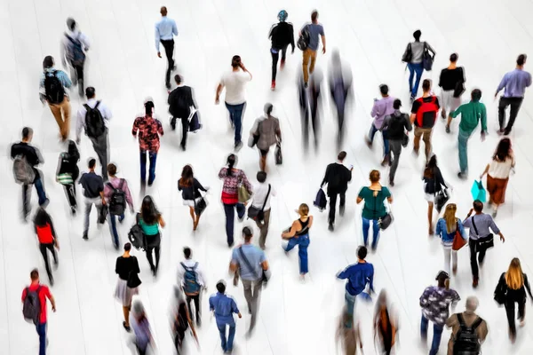 Abstract Image People Lobby Modern Business Center Blurred Background Monochrome — Stock Photo, Image