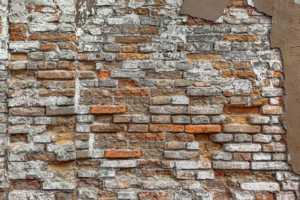 La vieja pared de ladrillo rojo — Foto de Stock