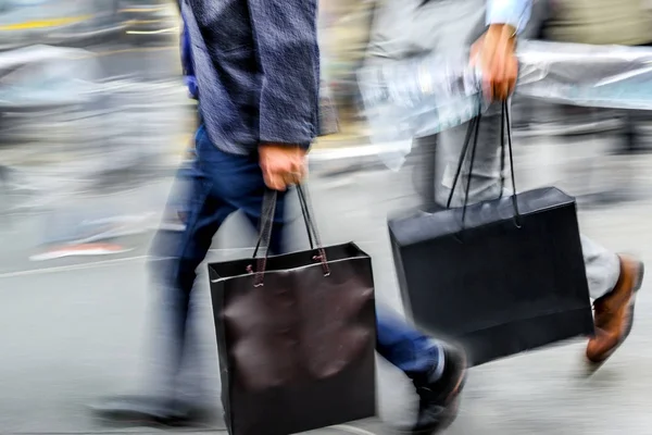 Visit the shops in city — Stock Photo, Image