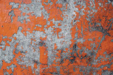 Doku arka planı için Grunge beton duvar kırmızı renk