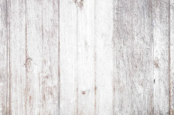 老式白木背景 用白色粉刷的旧风化木板 — 图库照片