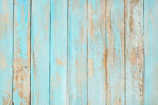 Vintage Beach Wood Background Alte Verwitterte Holzplanke Türkisblauer Pastellfarbe Lackiert — Stockfoto