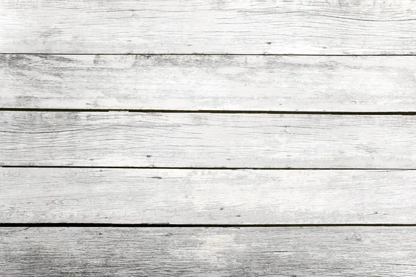 Ročník Bílé Dřevo Pozadí Staré Ošlehaný Dřevěné Prkno Malované Bílé — Stock fotografie