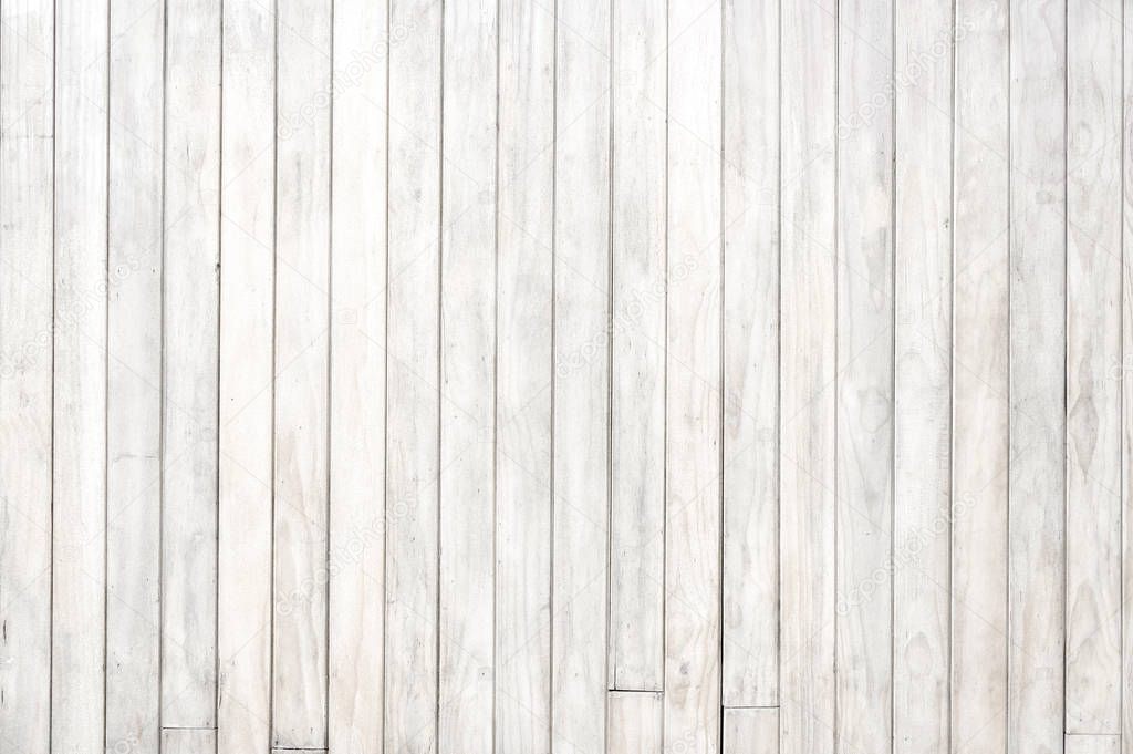 White wood plank texture background. Wooden panel with beautiful patterns.  hardwood floor.