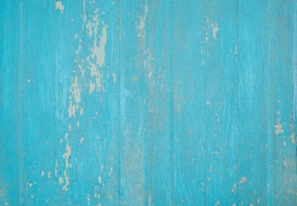 木の壁は風化した青を描いた ヴィンテージブルーの木板の背景 ビーチから来た古い青い木製の壁 — ストック写真