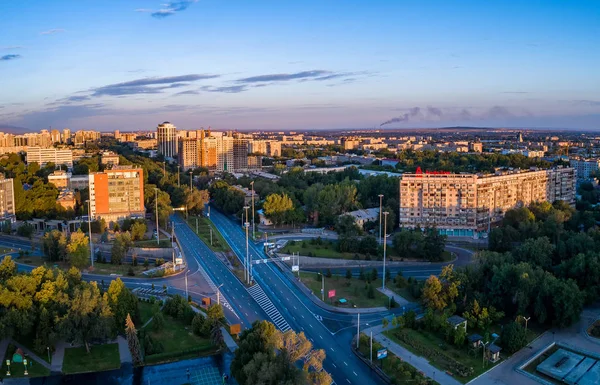 Vista Panorámica Ciudad Moderna Kazajstán —  Fotos de Stock