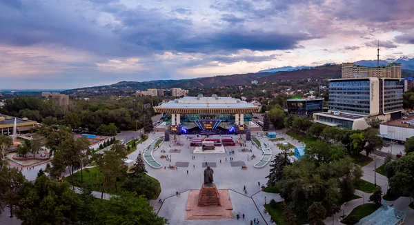 Vista Panorámica Ciudad Moderna Kazajstán —  Fotos de Stock