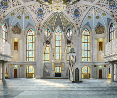 Kul Şerif Camii. Dua odası. Kazan Kremlin.