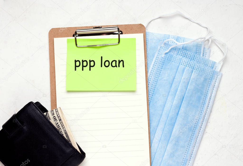 PPP Loan Salary Protection Program Concept.