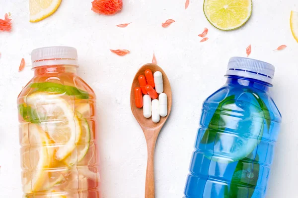 Vitaminli ve mineralli izotonik spor içecekleri