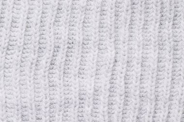 Örülmüş gri, sıcak kumaş dokusu