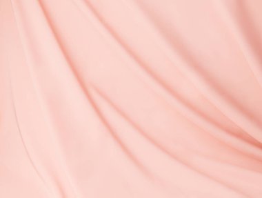 Bej rengi ipek dalgaların dokusu. Duvar Kağıdı