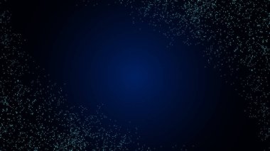 Soyut noktalar illüstrasyon pleksus arkaplan hareketi dönüşüm akışı gelecekteki yenilikçi teknolojinin titreşen ışığı dalgası dijital iş iletişimi merkezsizleştirme ağı