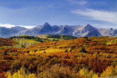 San Juan ve Colorado Rocky Dağları Sonbahar Rengi