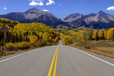 San Juan ve Colorado Rocky Dağları Sonbahar Rengi