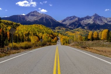 San Juan ve Colorado Rocky Dağları Sonbahar Rengi