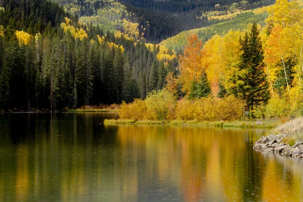 科罗拉多州圣胡安和落基山脉的秋色 — 图库照片