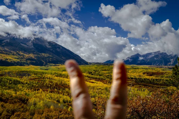 Cor de outono em San Juan e Montanhas Rochosas do Colorado — Fotografia de Stock