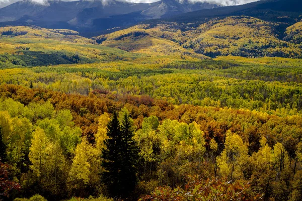 Culoarea toamnei în San Juan și Munții Stâncoși din Colorado Fotografie de stoc