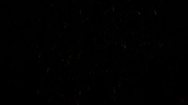 Altın yağmur altında patlama altın selam