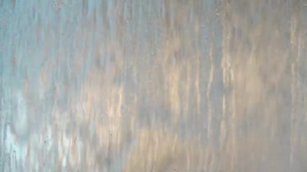 Cortina Água Close Abstrato Fundo — Vídeo de Stock