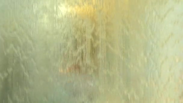 Water Gordijn Close Abstracte Achtergrond — Stockvideo