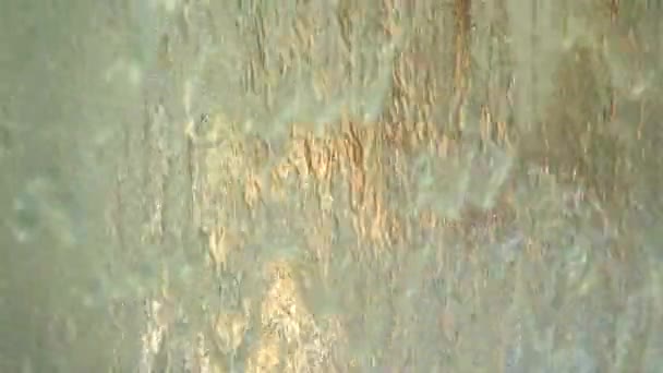 1080 Super Langsam Wasservorhang Nahaufnahme Abstrakten Hintergrund — Stockvideo