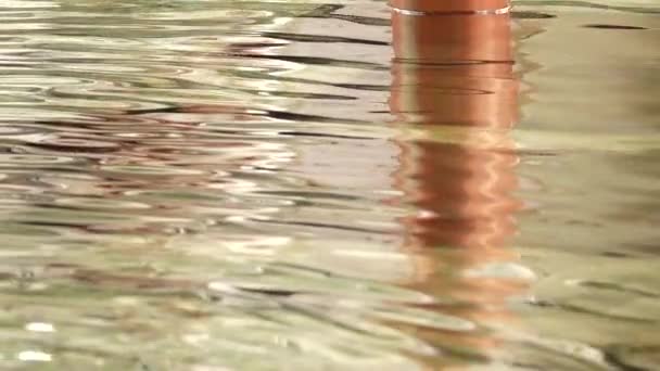 1080 Super Lenta Reflexão Água — Vídeo de Stock