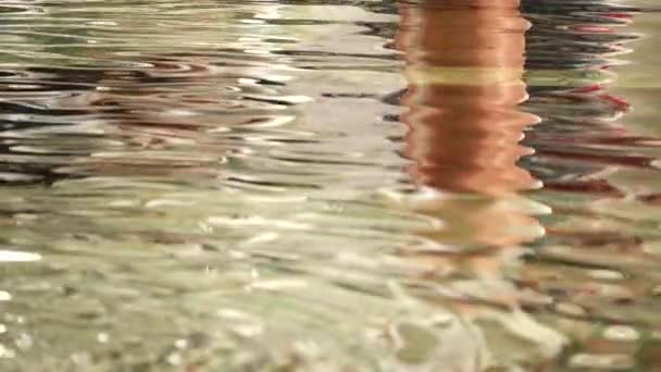 1080 Super Powolny Woda Reflection — Wideo stockowe