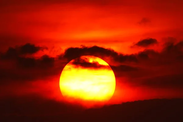 Big sun sunset sky orange sky red sunright outdoor summer nature landscape backgound