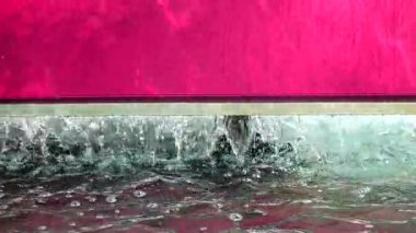 4 k pembe su Perdeyi kapat kadar arka, plan,