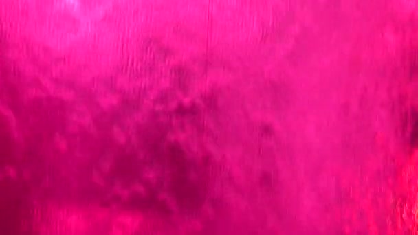 粉红色水幕特写摘要 — 图库视频影像