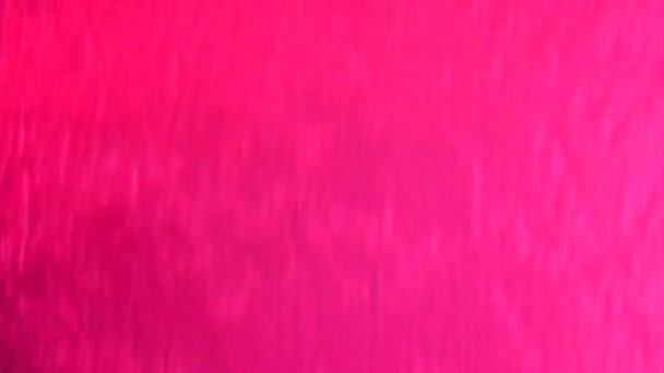 Rosa Wasservorhang Nahaufnahme Abstrakt Hintergrund — Stockvideo