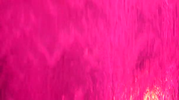 Cortina Água Rosa Close Abstrato Fundo — Vídeo de Stock