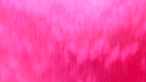 Pink Water Curtain Close Abstract Background — Stock Video