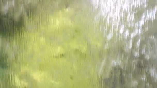 Water Gordijn Close Abstracte Achtergrond — Stockvideo