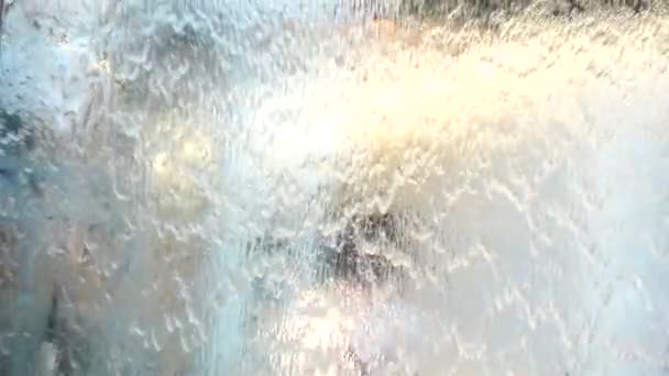 1080 Super Pomalé Vodní Opona Zavřít Vodu Abstraktní Pozadí — Stock video