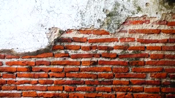 Grungy Urbanen Hintergrund Eines Ziegels Alt Mehr Als 150 Jahre — Stockvideo