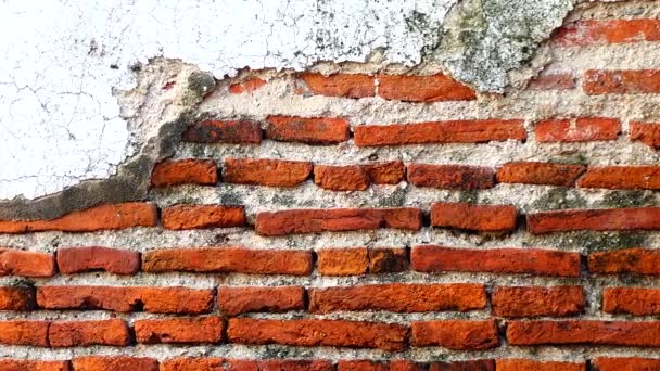 Grungy Stedelijke Achtergrond Van Een Bakstenen Oude Meer Dan 150 — Stockvideo